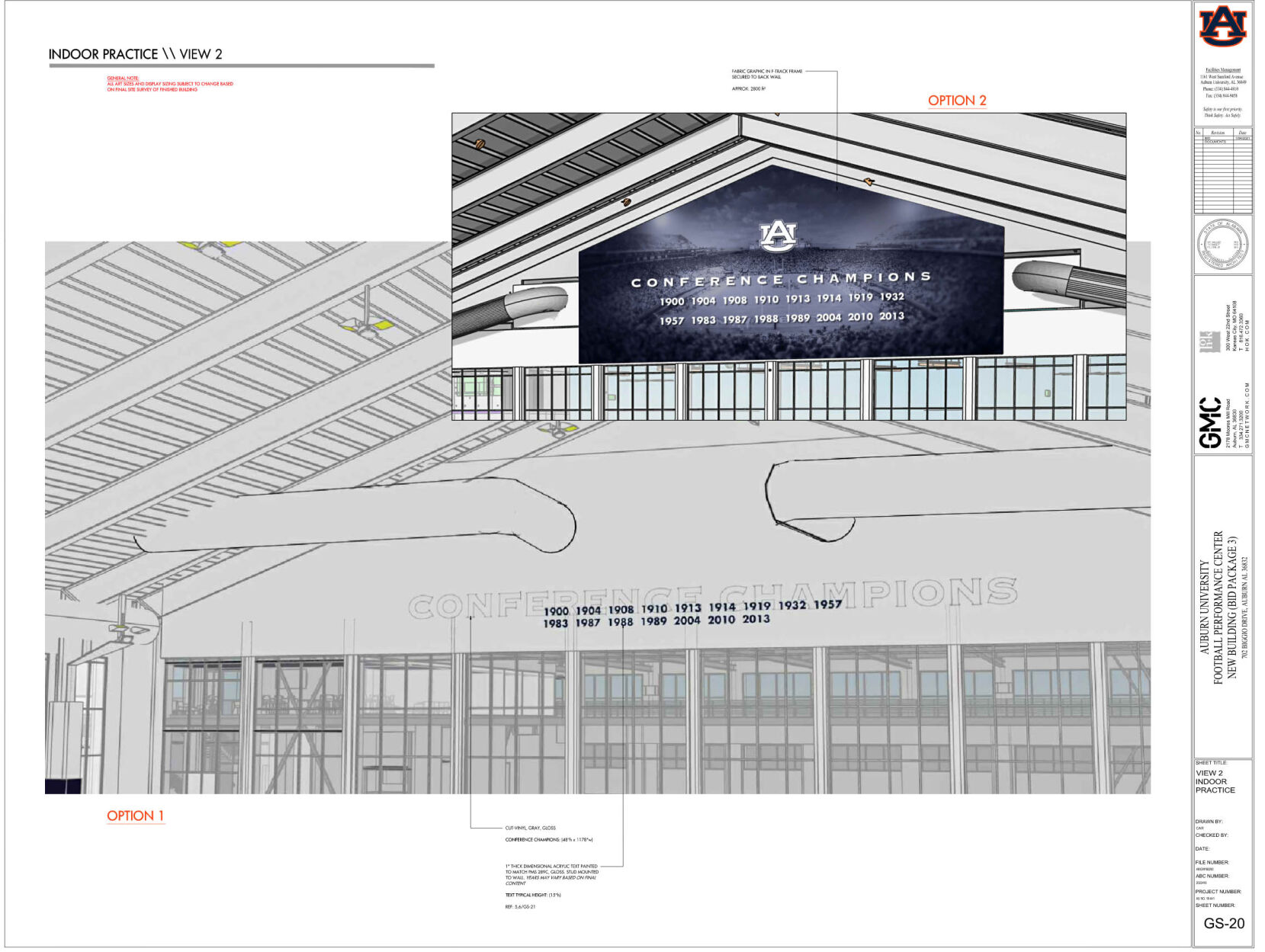 Auburn Football Performance Facility renderings